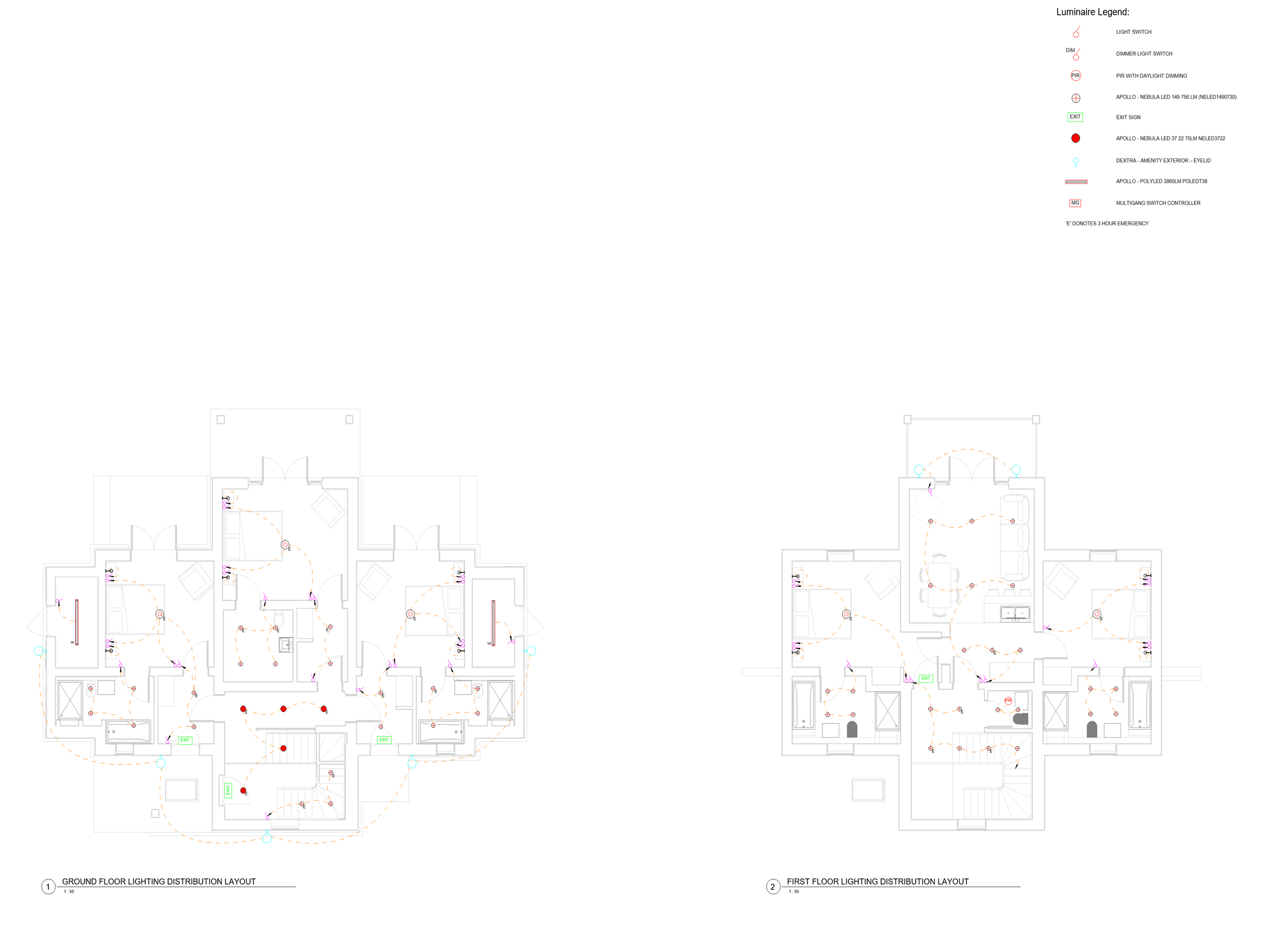 Electrical Elements distribution Layout