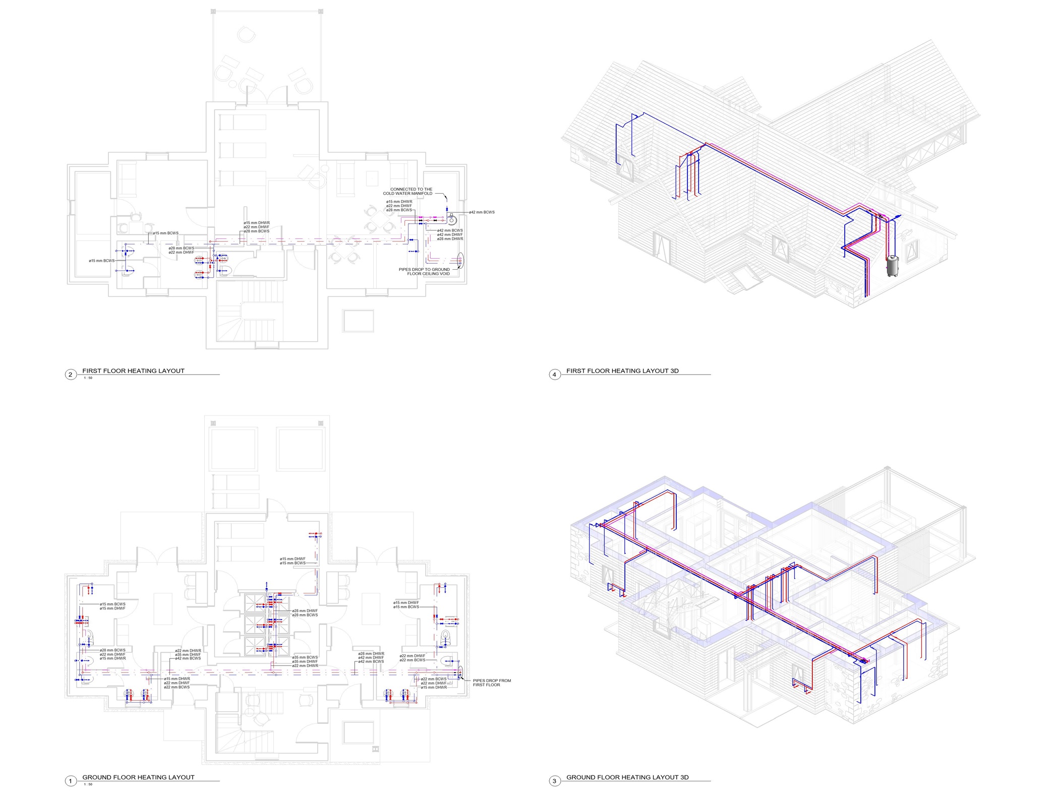 Water Distributions Layout