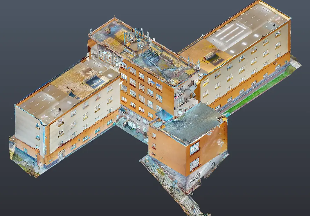 Raw 3D Laser Scan Point Cloud Data